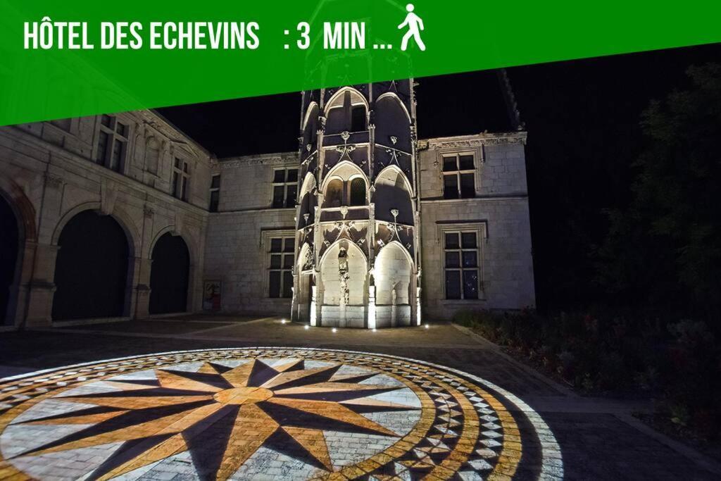 Les Quatre Piliers - 1 Min Palais Jacques Coeur Leilighet Bourges Eksteriør bilde